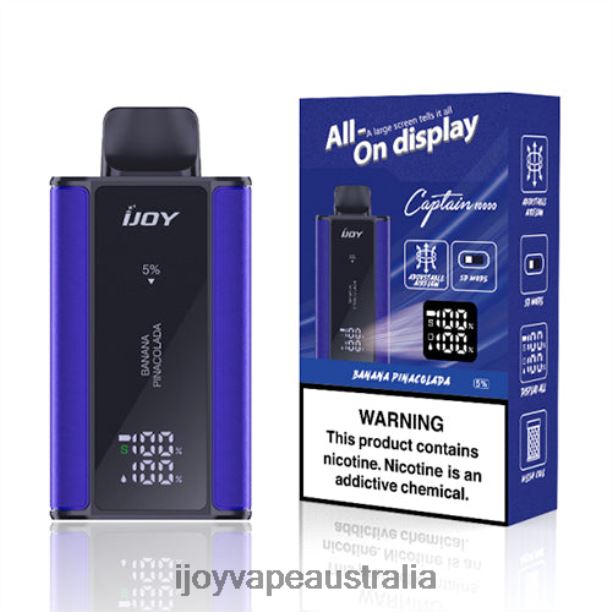 iJOY Bar Captain Disposable NN8BL81 - iJOY Vape Australia Banana Pinacolada