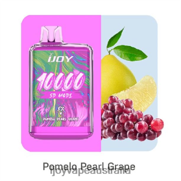 iJOY Bar SD10000 Disposable NN8BL170 - iJOY Vapes For Sale Pomelo Pearl Grape