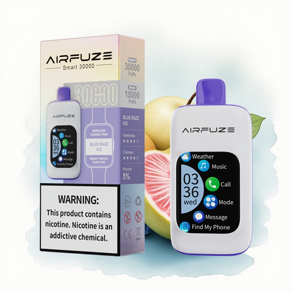 AirFuze Smart 30000 Puffs Blue Razz Ice 5% Nicotine 900mAh