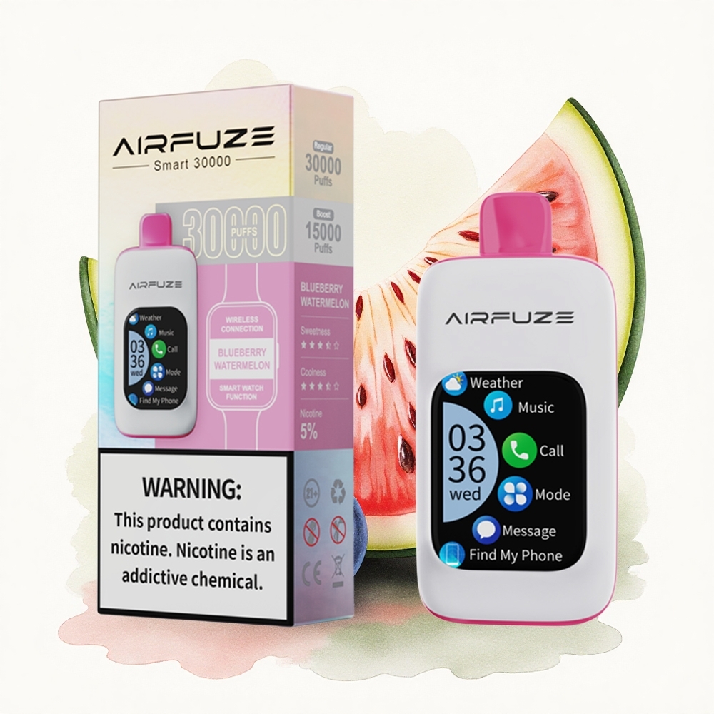 AirFuze Smart 30000 Puffs Blueberry Watermelon 5% Nicotine 900mAh