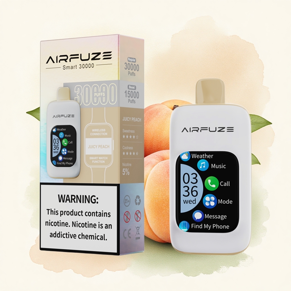 AirFuze Smart 30000 Puffs Juicy Peach 5% Nicotine 900mAh