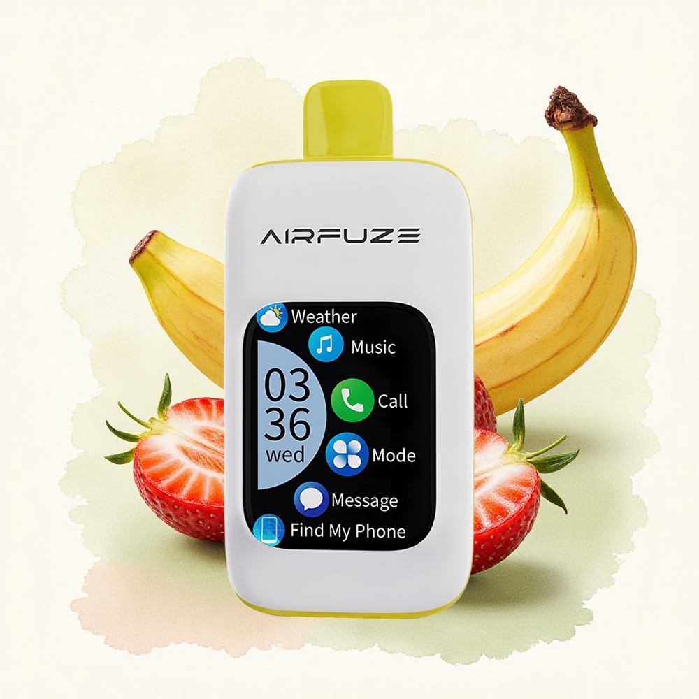 AirFuze Smart 30000 Puffs Strawberry Banana 5% Nicotine 900mAh