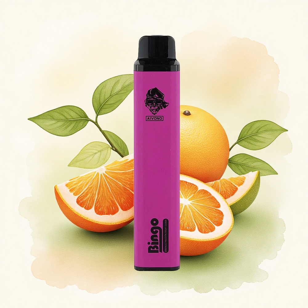 Aivono Aim Bingo 4000 Puffs Orange Passion Fruit Guava 1000mAh 10mL 5% Nicotine