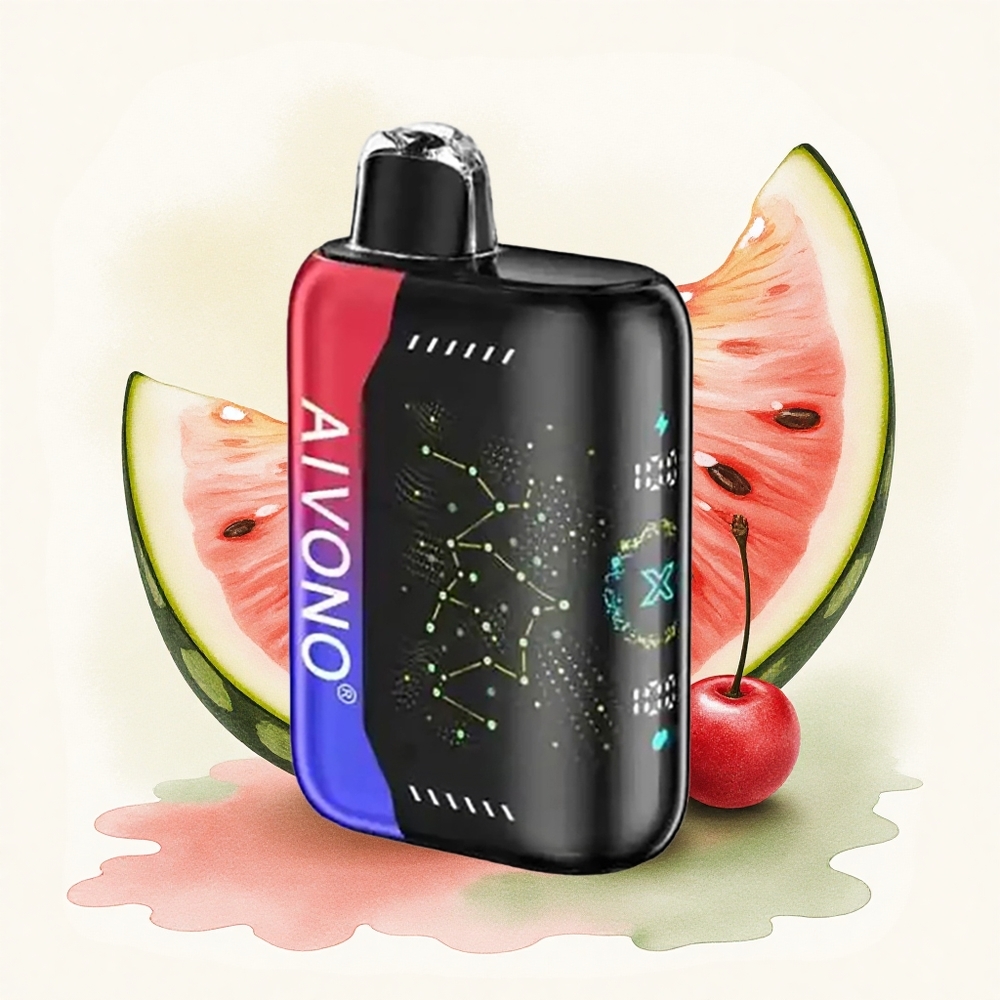 Aivono Aim Boom 25000 Puffs Iced Watermelon Cherry 650mAh 0% Nicotine