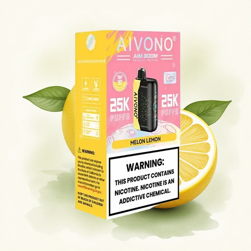 Aivono Aim Boom 25000 Puffs Melon Lemon 650mAh 5% Nicotine