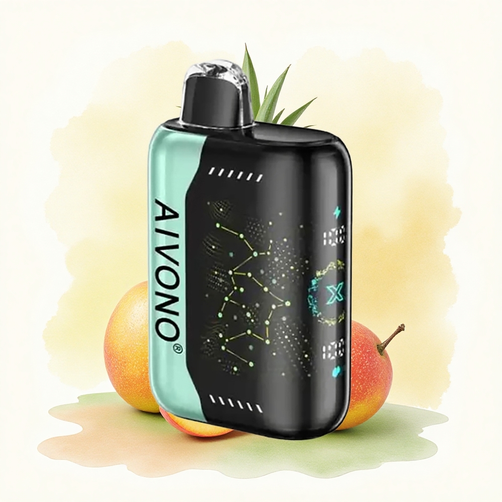 Aivono Aim Boom 25000 Puffs Sour Mango Pineapple Zero Nicotine 650mAh