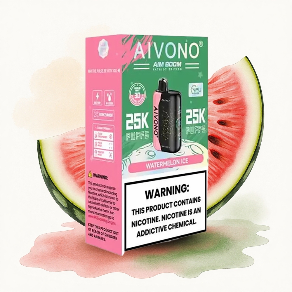 Aivono Aim Boom 25000 Puffs Watermelon Ice 650mAh 0% Nicotine