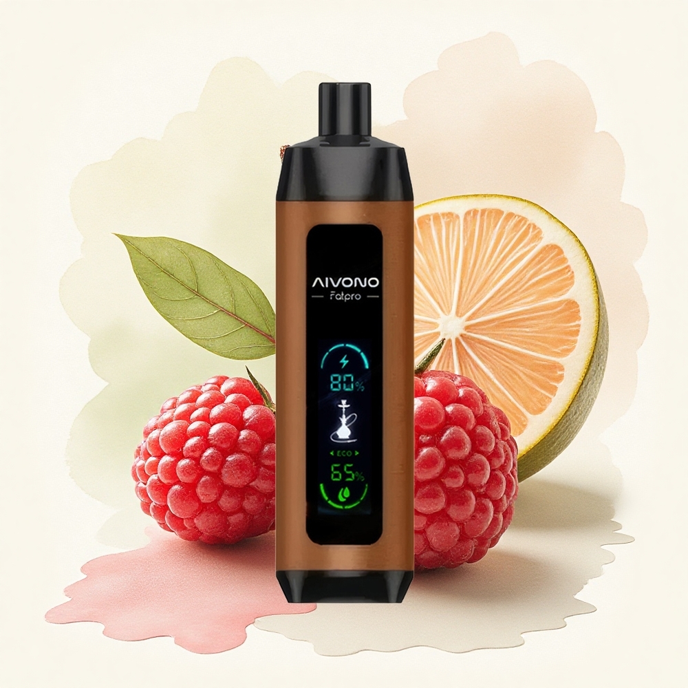 Aivono Aim Fatpro 22000 Puffs Cherry Raspberry 5% Nicotine 600mAh 28ml
