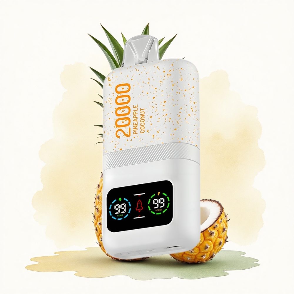 Aivono Aim Magic 20000 Puffs Pineapple Coconut 5% Nicotine 600mAh Dual Mesh