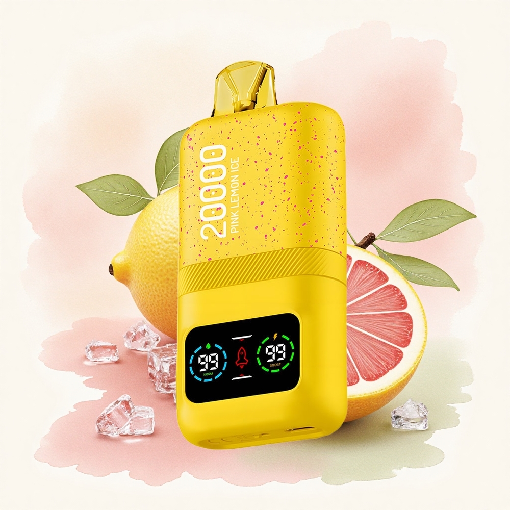Aivono Aim Magic 20000 Puffs Pink Lemon Ice Dual Mesh 5% Nicotine 600mAh