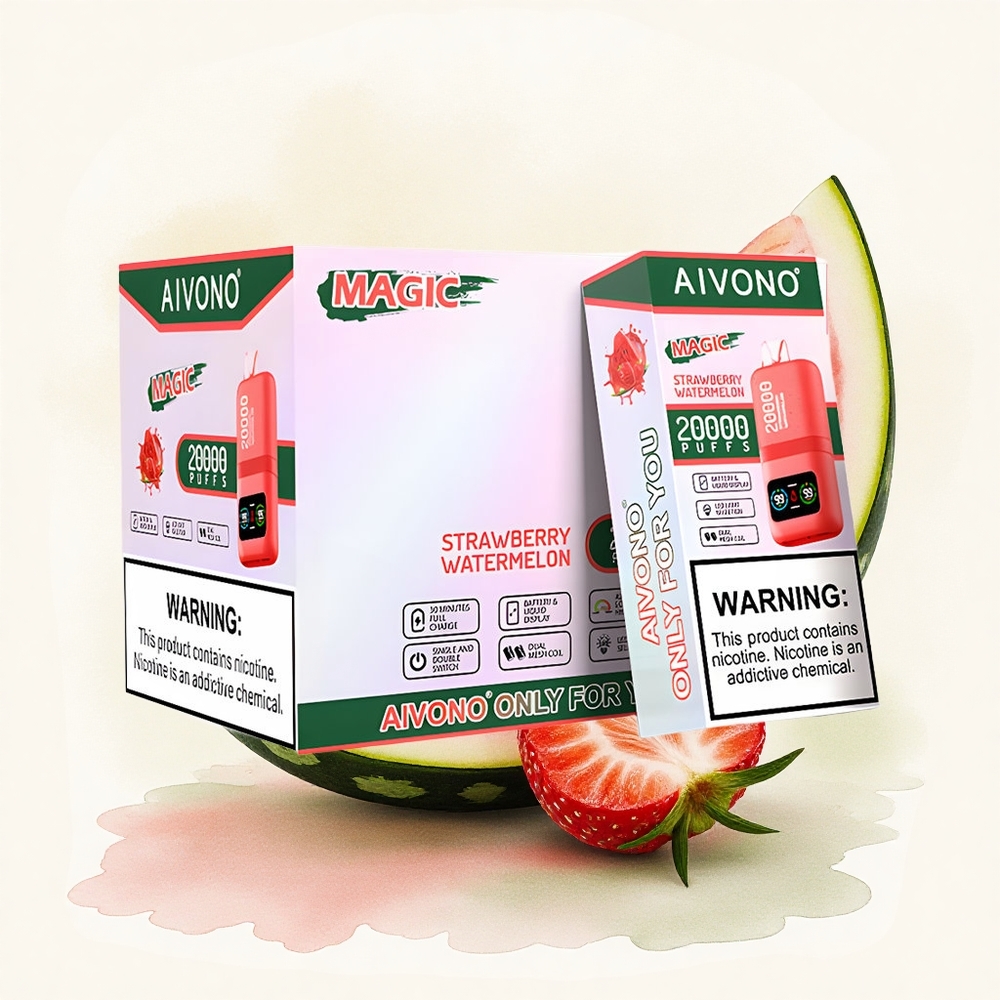 Aivono Aim Magic 20000 Puffs Strawberry Watermelon Dual Mesh 600mAh