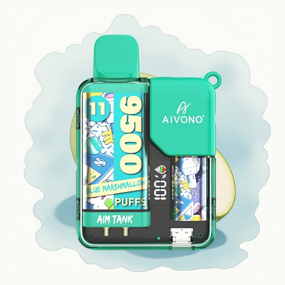 Aivono Aim Tank 9500 Puffs Blue Marshmallow 650mAh 18mL 5% Nicotine