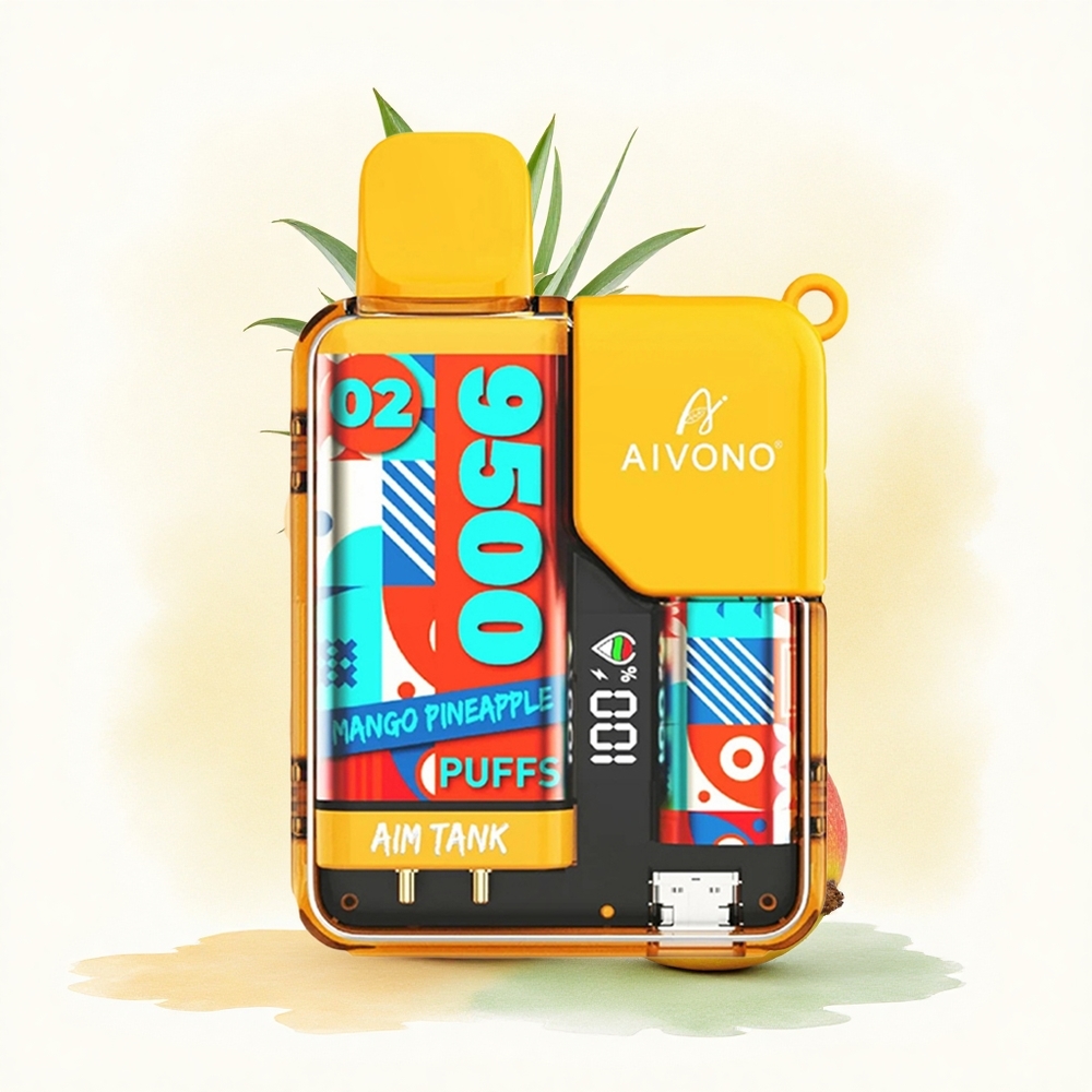Aivono Aim Tank 9500 Puffs Mango Pineapple 650mAh 18ml 5% Nicotine