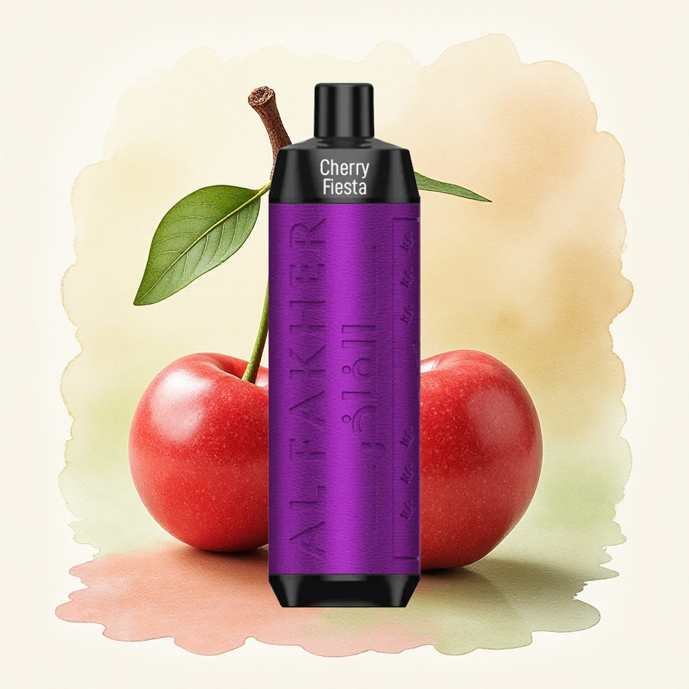 Al Fakher Crown Bar 8000 Crystal Cherry Fiesta 5mg Nicotine 600mAh