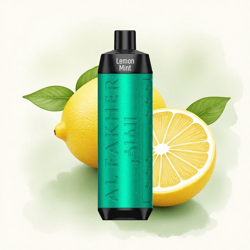 Al Fakher Crown Bar 8000 Crystal Lemon Mint 600mAh 18ml 5mg Nicotine