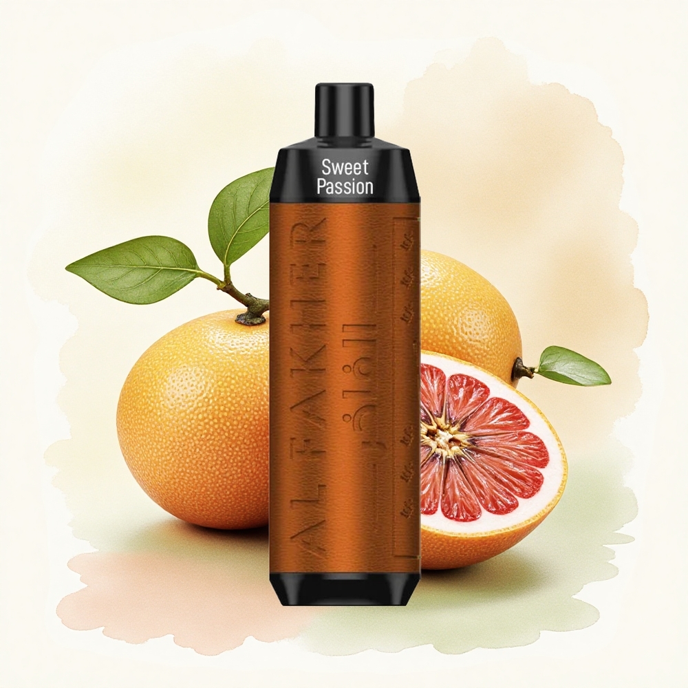 Al Fakher Crown Bar 8000 Crystal Sweet Passionfruit 600mAh 18ml 5mg Nicotine