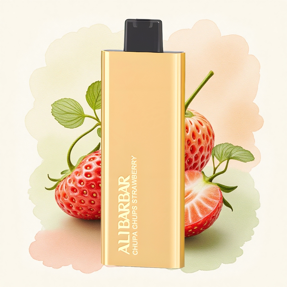 Alibarbar Pandora 7000 Puffs Strawberry Chupa Chups 17ml Disposable Vape