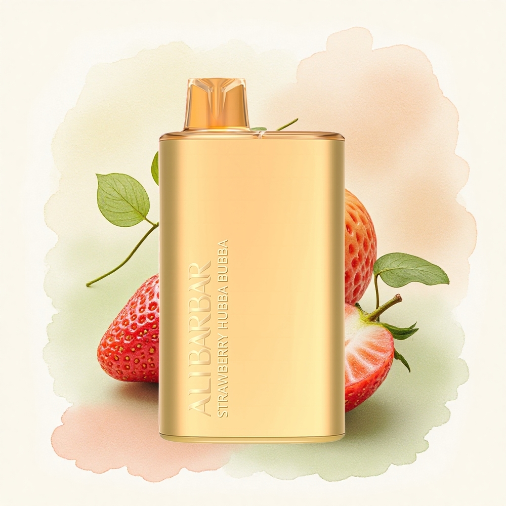Alibarbar Rich 8000 Puffs Strawberry Bubble 2000mAh 20ml