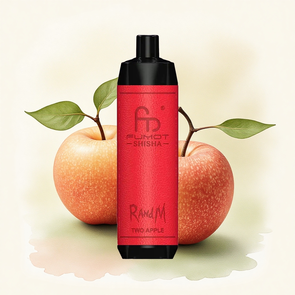 RandM Fumot Shisha 10000 Puffs Double Apple LED 850mAh Type-C