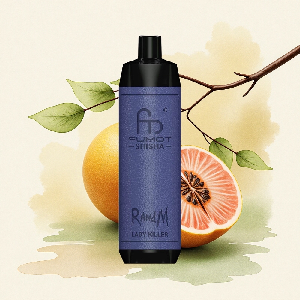 RandM Fumot Shisha 10000 Puffs Lady Killer 18ml 0.5% Nicotine 850mAh