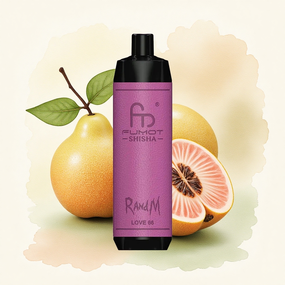 RandM Fumot Shisha 10000 Puffs Love 66 LED 850mAh 0.5% Nicotine