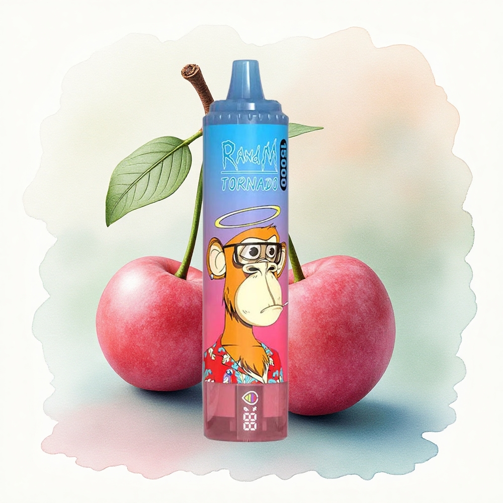 RandM Fumot Tornado 15000 Puffs Blue Razz Cherry 25ml 5% Nicotine Mesh Coil