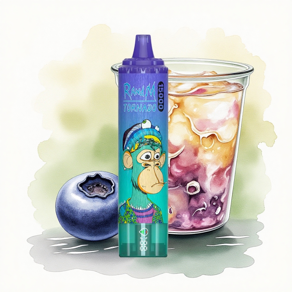 RandM Fumot Tornado 15000 Puffs Blueberry On Ice 25ml 5% Nicotine 850mAh