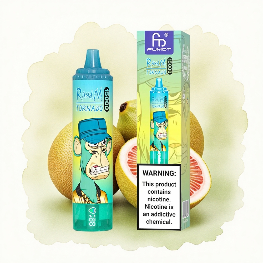 RandM Fumot Tornado 15000 Puffs Kiwi Passion Fruit Guava 25ml 850mAh Mesh Coil