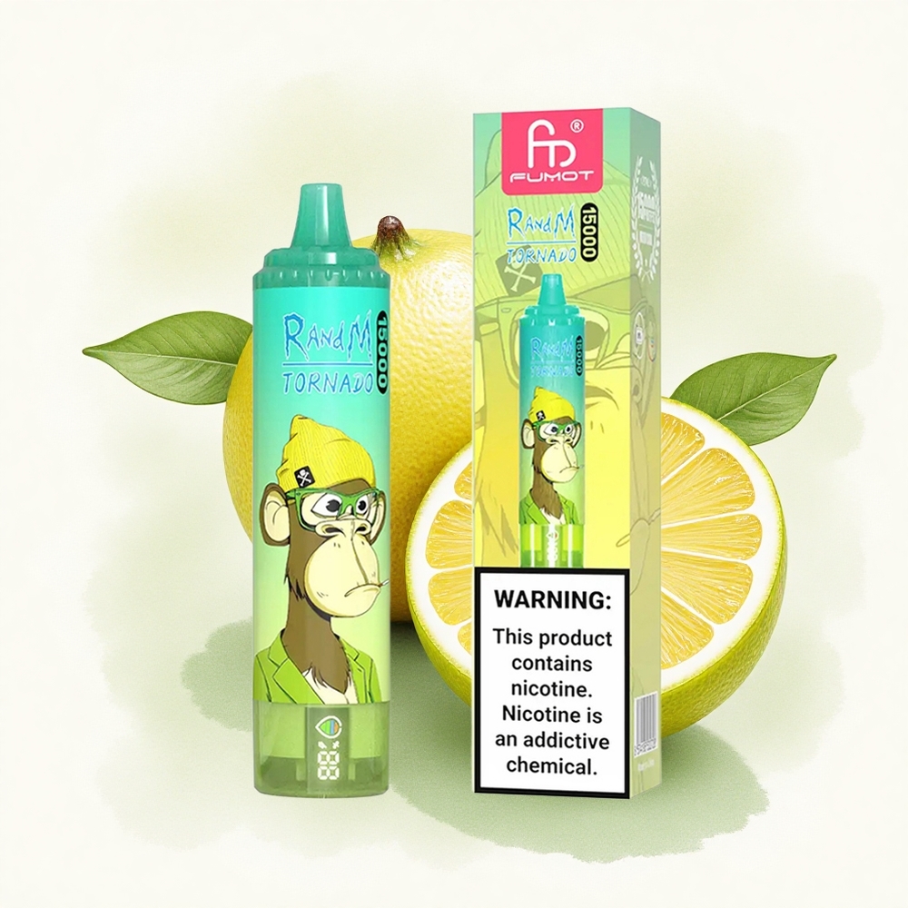 RandM Fumot Tornado 15000 Puffs Lemon Lime 25ml 850mAh Mesh
