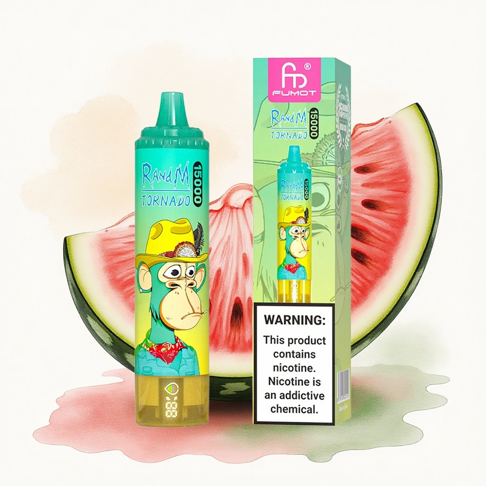 RandM Fumot Tornado 15000 Puffs Watermelon Ice 25ml Mesh 850mAh