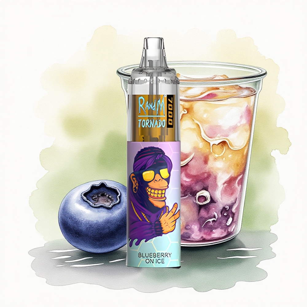 RandM Fumot Tornado 7000 Puffs Blueberry On Ice with 850mAh Battery and 5% Nicotine
