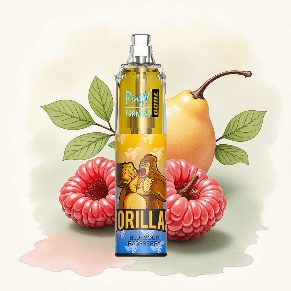 RandM Fumot Tornado 7000 Puffs Bluesour Raspberry 14ML 850mAh Mesh