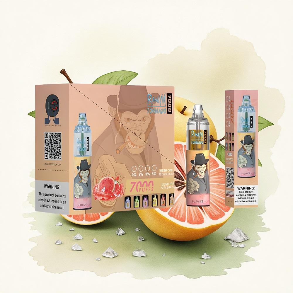 RandM Fumot Tornado 7000 Puffs Lush Ice 14ML Mesh 850mAh