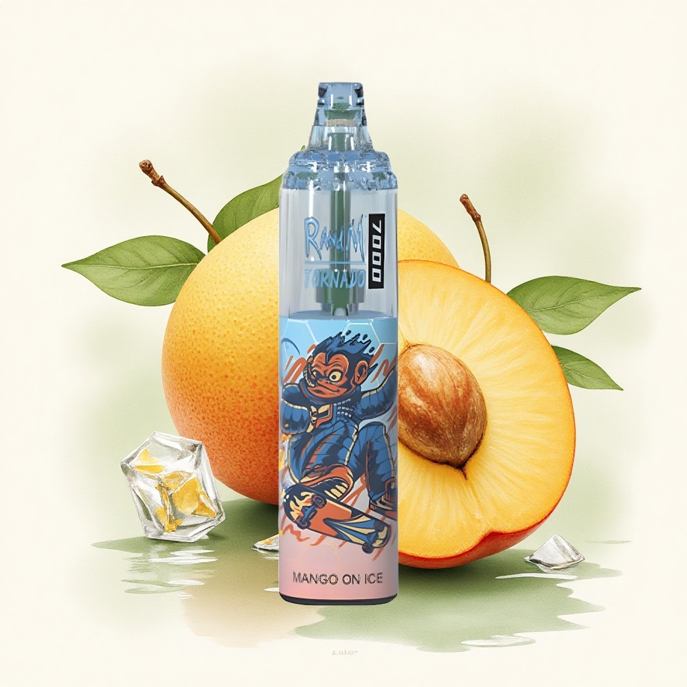 RandM Fumot Tornado 7000 Puffs Mango On Ice 14ML Mesh 850mAh