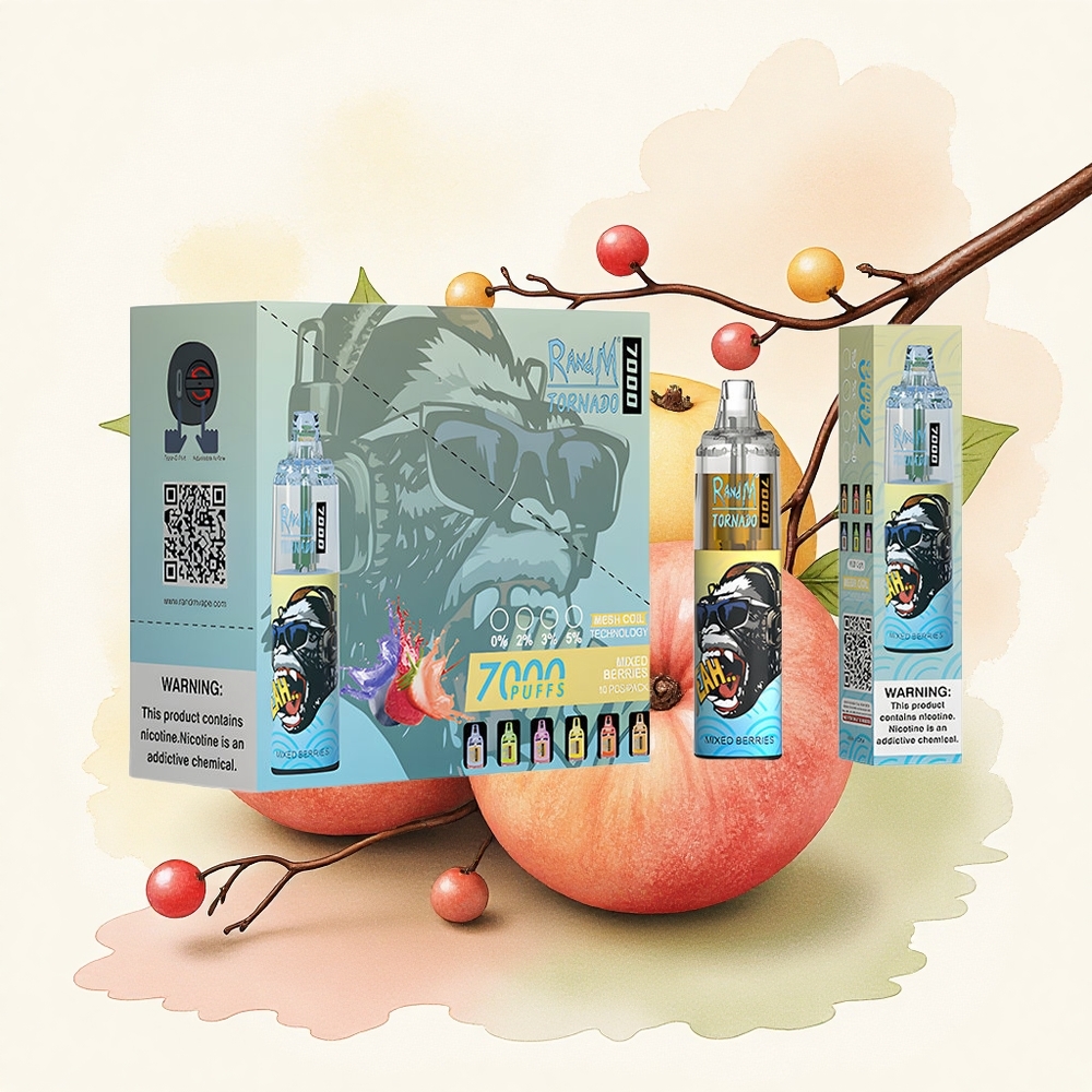 RandM Fumot Tornado 7000 Puffs Mixed Berries 14ML Mesh 850mAh