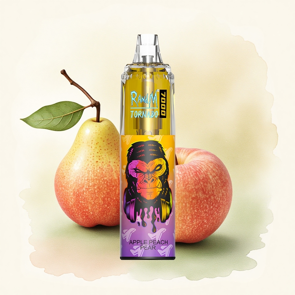 RandM Fumot Tornado 7000 Puffs Peach Pear Mesh 850mAh Type-C