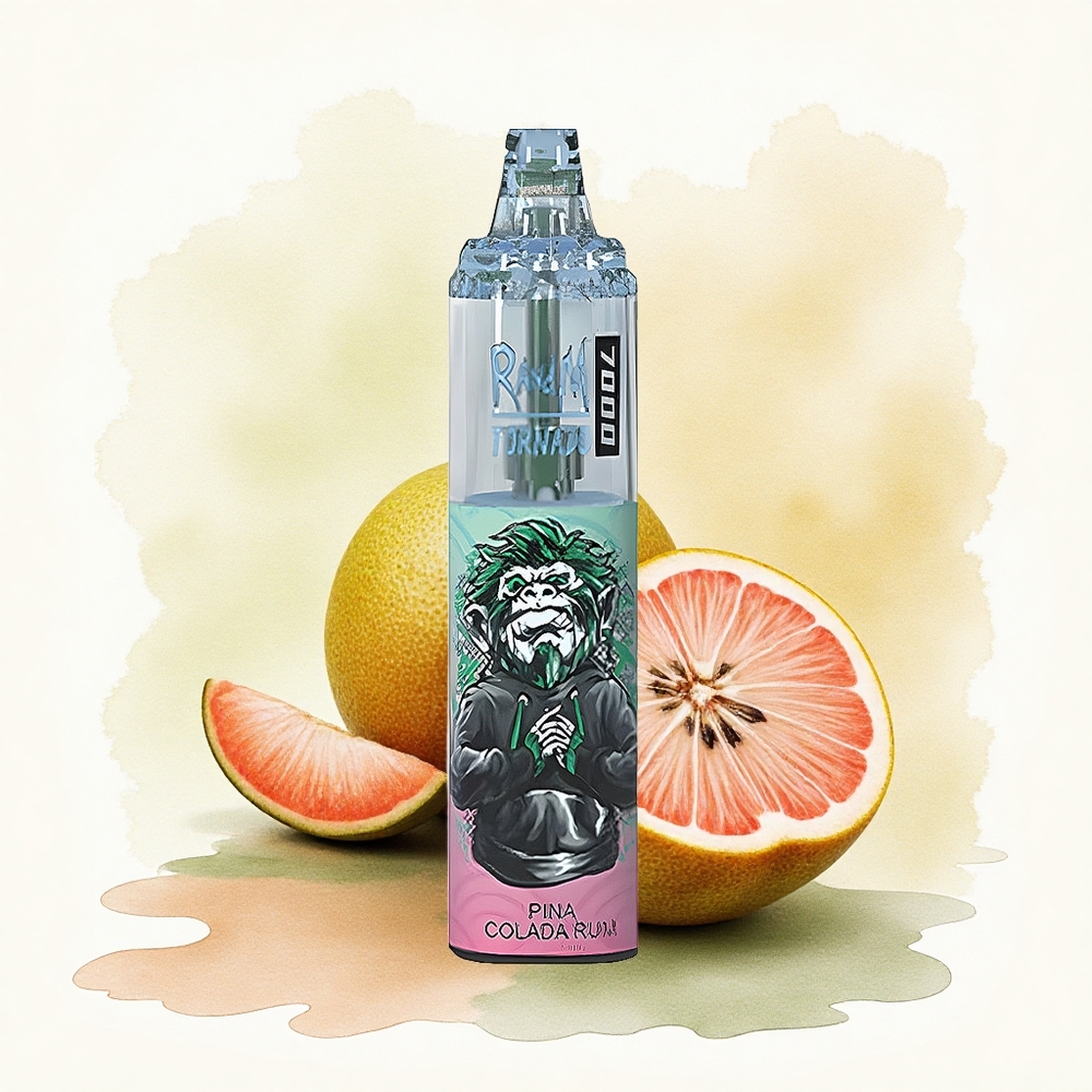 RandM Fumot Tornado 7000 Puffs Pina Colada Rum Mesh 850mAh Air-Adjustable