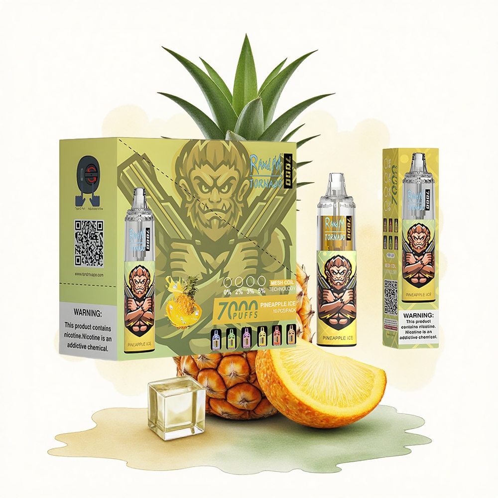 RandM Fumot Tornado 7000 Puffs Pineapple Ice 14ML Mesh 850mAh