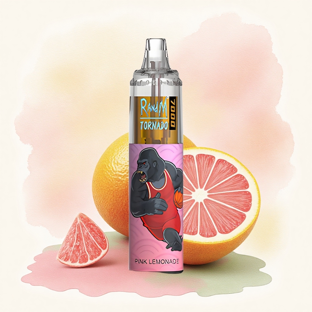 RandM Fumot Tornado 7000 Puffs Pink Lemonade Mesh 850mAh 5% Nicotine
