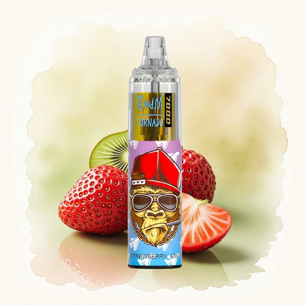RandM Fumot Tornado 7000 Puffs Strawberry Kiwi 14ML 850mAh Mesh