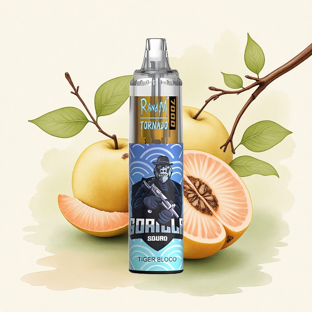 RandM Fumot Tornado 7000 Puffs Tiger Blood Mesh Coil 850mAh Type-C