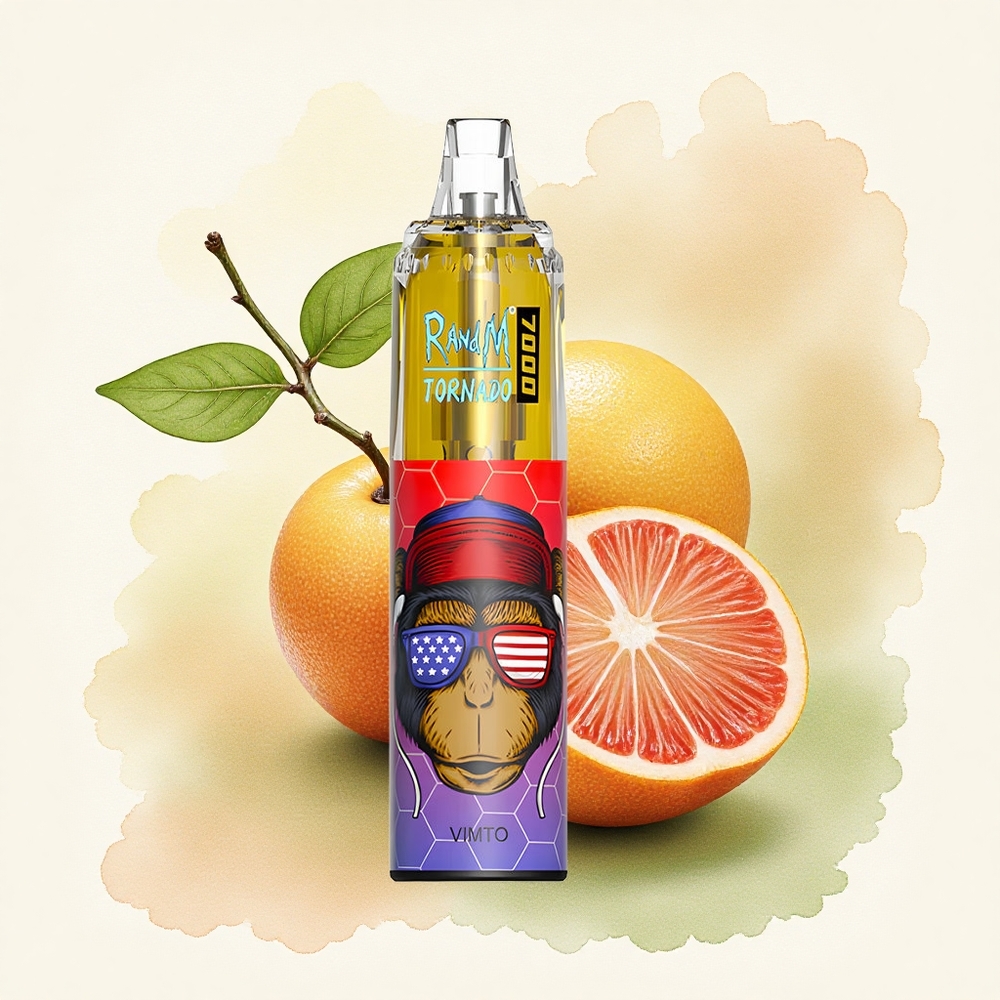 RandM Fumot Tornado 7000 Puffs Vimto Mesh Disposable Vape with 14ML E-liquid and 5% Nicotine
