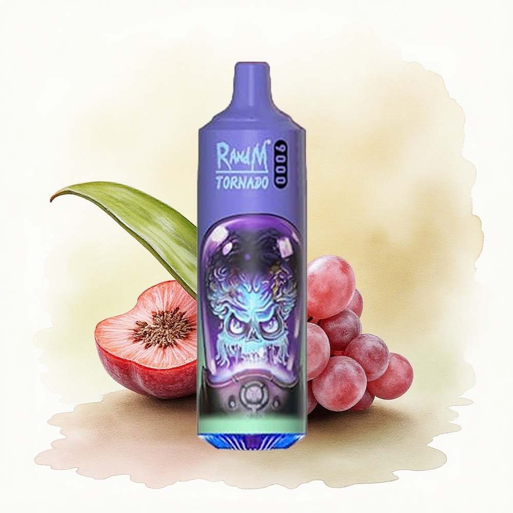RandM Fumot Tornado 9000 Puffs Aloe Grape Mesh 18mL RGB