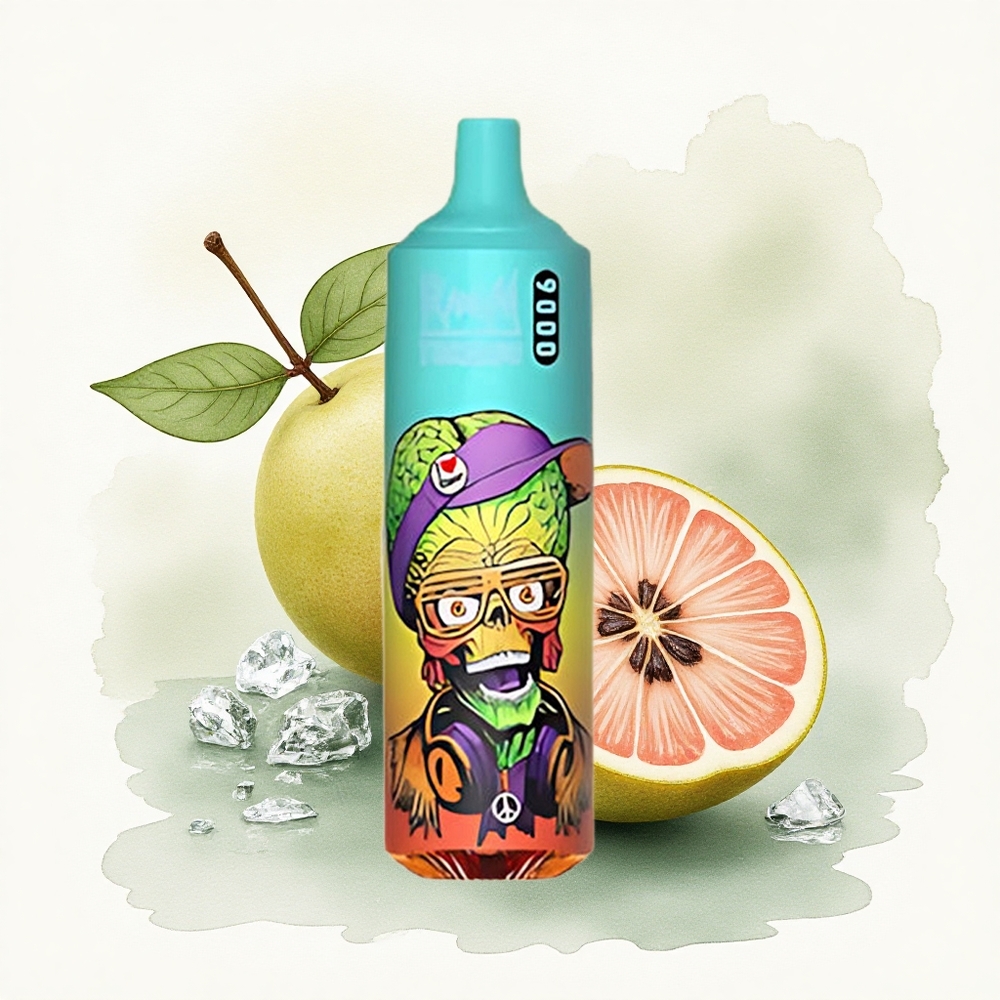 RandM Fumot Tornado 9000 Puffs Bluelicious Ice 18mL Mesh 850mAh RGB