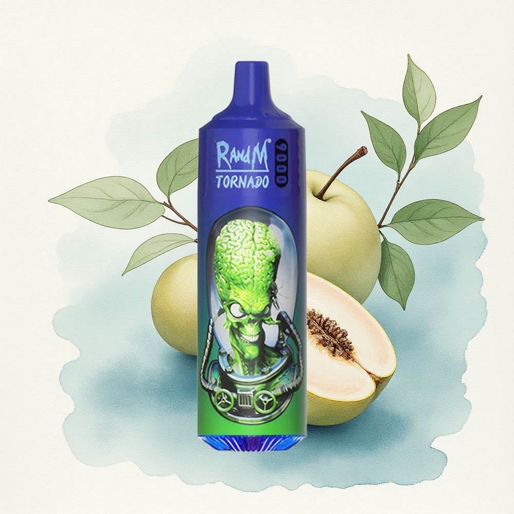 RandM Fumot Tornado 9000 Puffs Mr Blue Mesh 18mL RGB 850mAh