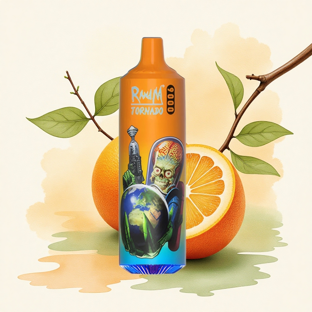 RandM Fumot Tornado 9000 Puffs Orange Soda Mesh 18mL 850mAh