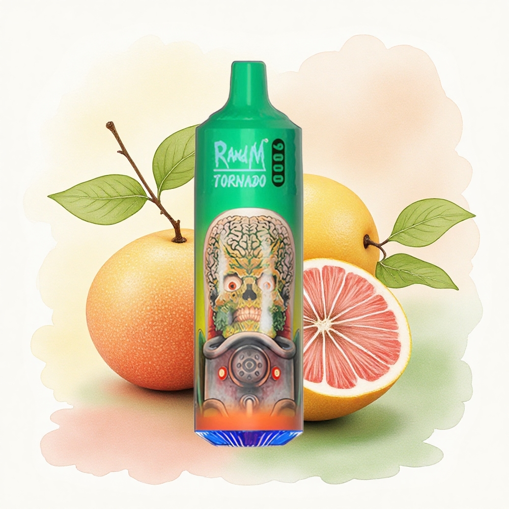 RandM Fumot Tornado 9000 Puffs Rainbow Candy Mesh 850mAh RGB 18mL