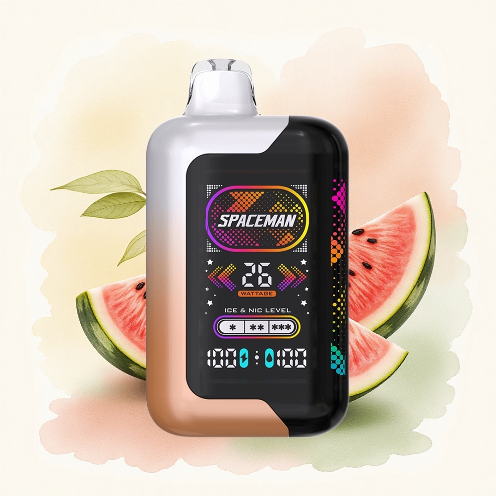 SMOK SPACEMAN SP40000 Puffs Juicy Peach Watermelon 20ml 50mg Nicotine 1000mAh
