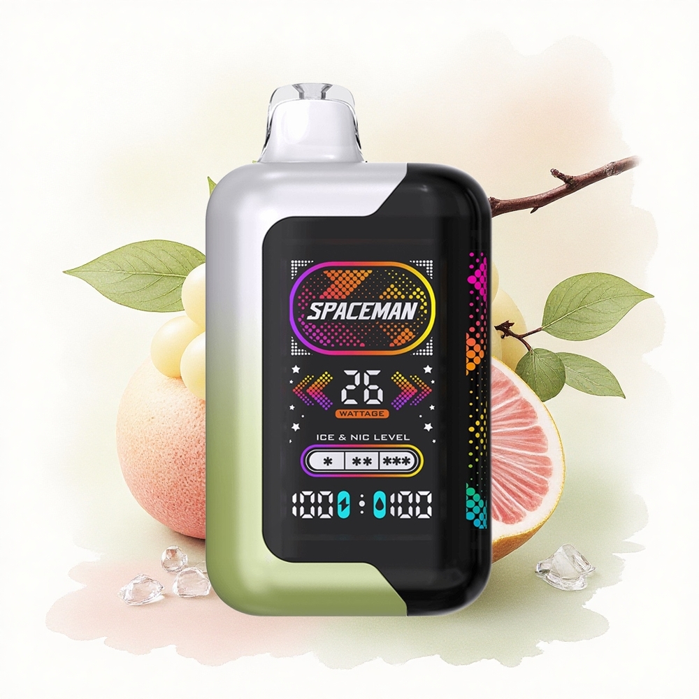 SMOK SPACEMAN SP40000 Puffs White Grape Ice 20ml 50mg Nicotine 1000mAh